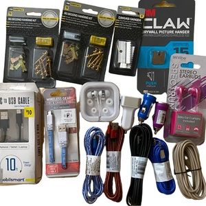 Bulk Household/office Tools charges, wall mounts, usb ports